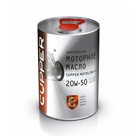 Масло моторное CUPPER Motoline 4T 20W-50 (4 л)